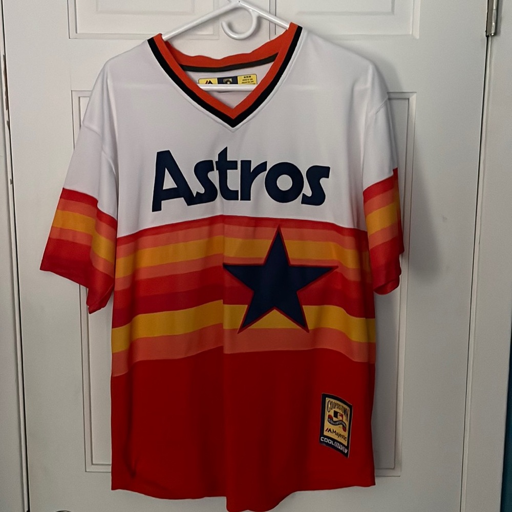 George Springer throwback Astros Jersey